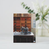 Typewriter Postkarte (Stehend Vorderseite)