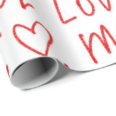 Typewriting Love  Geschenkpapier (Rolleneckpunkt)