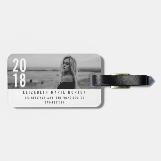 TYPGRADYATE GEPÄCKANHÄNGER (Rückseite horizontal)