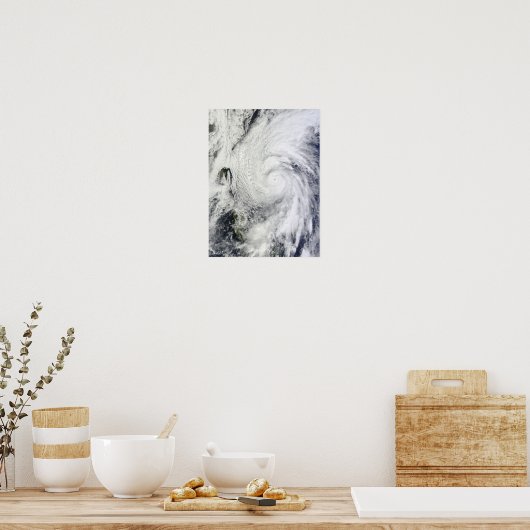 Typhoon Chaba in the Philippine Sea Poster (Küche)