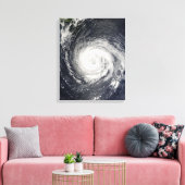Typhoon Fitow Leinwanddruck (Insitu (Wohnzimmer))