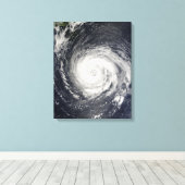 Typhoon Fitow Leinwanddruck (Insitu (Holzboden))