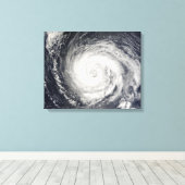 Typhoon Fitow Leinwanddruck (Insitu (Holzboden))