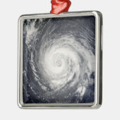 Typhoon Fitow Ornament Aus Metall (Links)