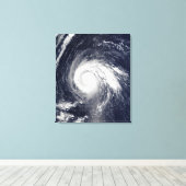 Typhoon Higos Leinwanddruck (Insitu (Holzboden))