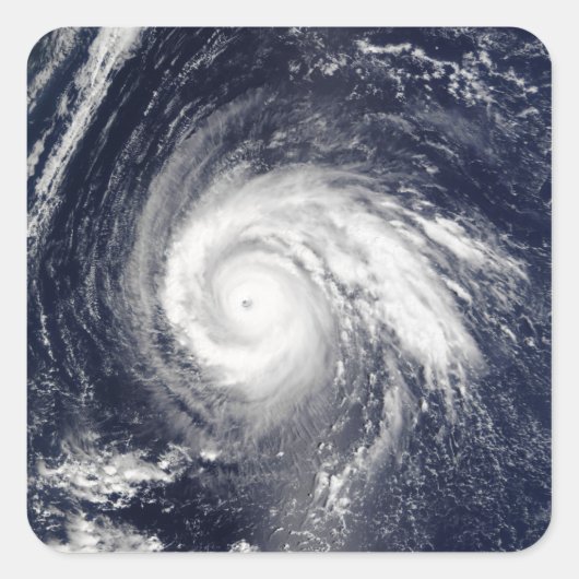 Typhoon Higos Quadratischer Aufkleber (Vorderseite)