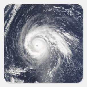 Typhoon Higos Quadratischer Aufkleber