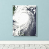 Typhoon Jangmi Leinwanddruck (Insitu (Holzboden))