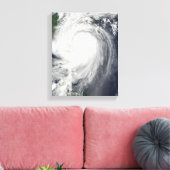 Typhoon Jangmi Leinwanddruck (Insitu (Wohnzimmer))