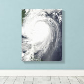 Typhoon Jangmi Leinwanddruck (Insitu (Holzboden))
