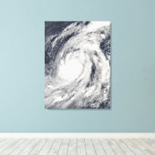 Typhoon Lupit Leinwanddruck (Insitu (Holzboden))