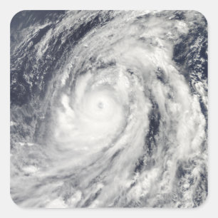 Typhoon Lupit Quadratischer Aufkleber