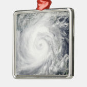 Typhoon Megi 2 Silbernes Ornament (Links)