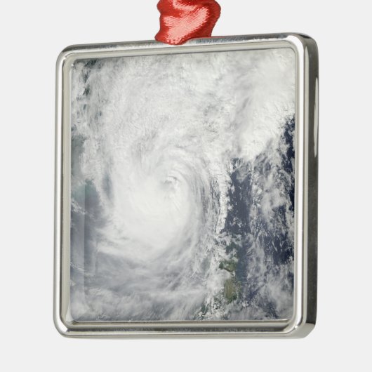 Typhoon Megi 3 Ornament Aus Metall (Links)