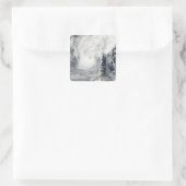 Typhoon Megi 3 Quadratischer Aufkleber (Tasche)