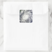 Typhoon Megi Quadratischer Aufkleber (Tasche)