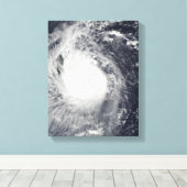 Typhoon Mirinae in Richtung Westen Leinwanddruck (Insitu (Holzboden))