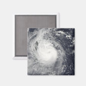 Typhoon Mirinae in Richtung Westen Magnet (Vorderseite/Rückseite)