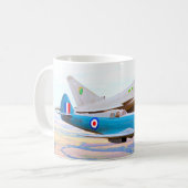 TYPHOON MIT SPITFIRE (UK) KAFFEETASSE (Vorderseite Links)