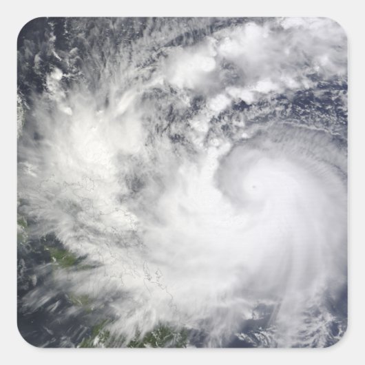 Typhoon Parma 2 Quadratischer Aufkleber (Vorderseite)