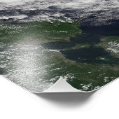 Typhoon Phanfone Fotodruck (Ecke)