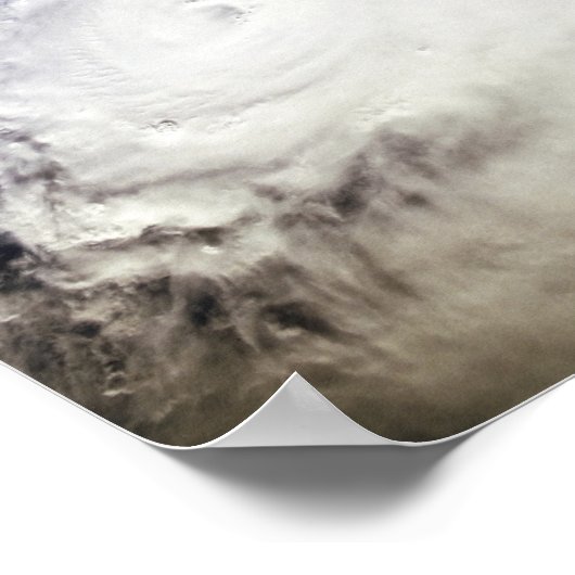 Typhoon Saomai Poster (Ecke)