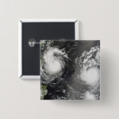 Typhoon Saomai und Tropensturm Bopha Button (Vorne & Hinten)