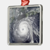 Typhoon Sinlaku 2 Ornament Aus Metall (Links)