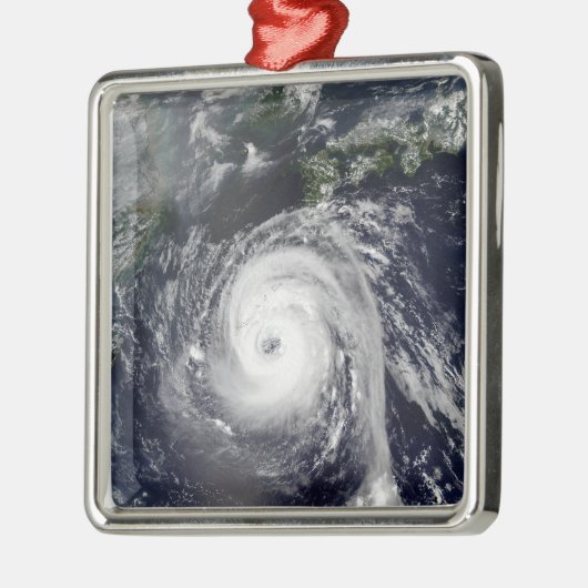 Typhoon Sinlaku 2 Ornament Aus Metall (Links)