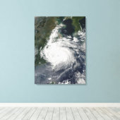Typhoon Sinlaku Leinwanddruck (Insitu (Holzboden))