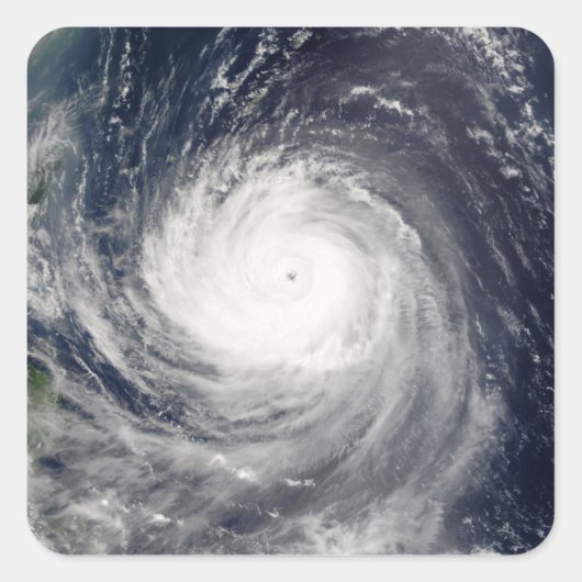Typhoon Talim Quadratischer Aufkleber (Vorderseite)