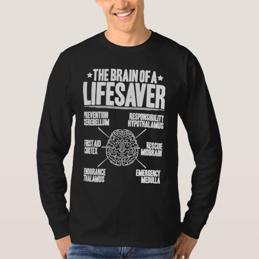 Typical Brain Lifesaver T-Shirt (Vorderseite)
