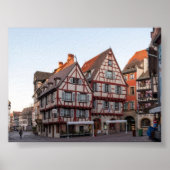 Typical houses in Colmar Poster (Vorne)