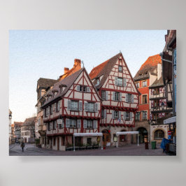 Typical houses in Colmar Poster