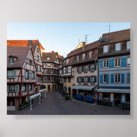 Typical houses in Colmar Poster (Vorne)