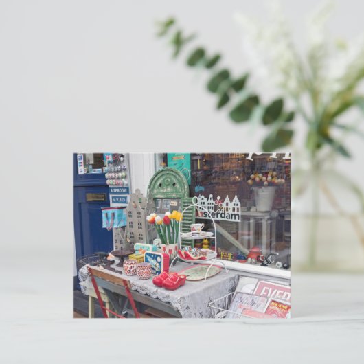 typisch Amsterdam Postkarte (Stehend Vorderseite)