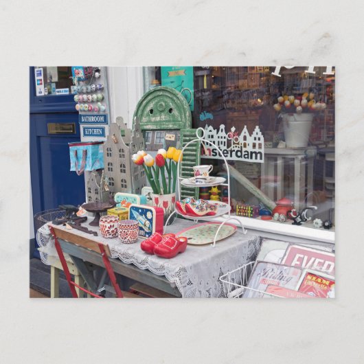 typisch Amsterdam Postkarte (Vorderseite)