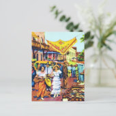 Typisch für Early Los Angeles - Olvera Street Postkarte (Stehend Vorderseite)