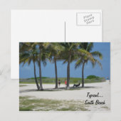 Typisch... South Beach Postkarte (Vorne/Hinten)