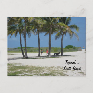 Typisch... South Beach Postkarte