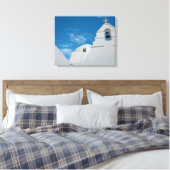 Typisch weiß gekalkte Kirche Leinwanddruck (Insitu (Schlafzimmer))