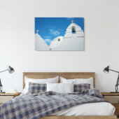 Typisch weiß gekalkte Kirche Leinwanddruck (Insitu (Schlafzimmer))