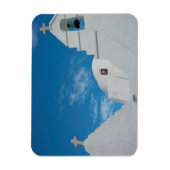 Typisch weiß gekalkte Kirche Magnet (Vertikal)