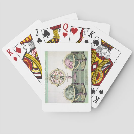 Typische Darstellungen der künstlichen Bereiche Spielkarten (Rückseite)