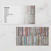 Typische Decke von den Azoren Visitenkarte (Vorne/Hinten)