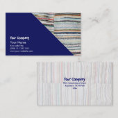 Typische Decke von den Azoren Visitenkarte (Vorne/Hinten)