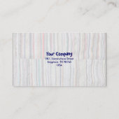 Typische Decke von den Azoren Visitenkarte (Rückseite)