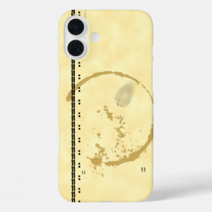 Typische Kaffeestain Imitate Parchment iPhone Case