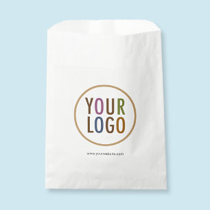 Typische Kostüme mit Firmenlogo auf einem Minimum Geschenktütchen
