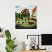 Typische Kühe Poster (Heimbüro)